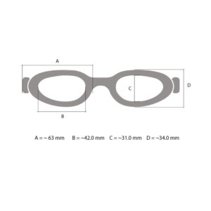 Alternative view of Occhialini Nuoto Graduati Specchiati Miopia Vision Zoggs