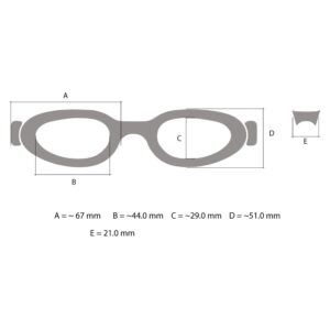 Alternative view of Occhialini Nuoto Graduati miopia forte -10 o leggera –1